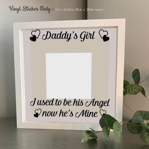 Daddy's Girl | Die Cut Vinyl Sticker | Memorial Sticker