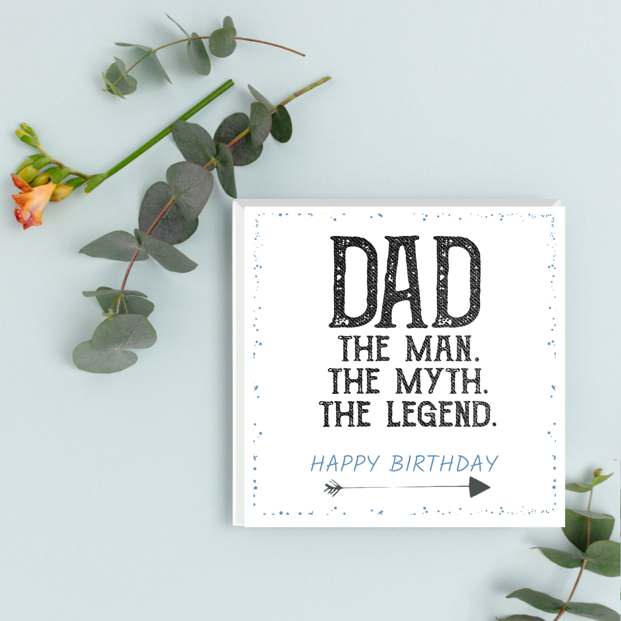 DAD The Man The Myth The Legend | Happy Birthday | Greeting Card