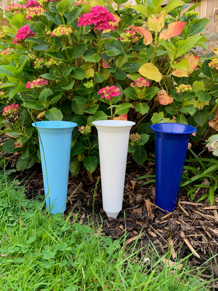 Personalised Memorial Vase | Grave/Crem Vase/Flower Pot | Remembrance Vase | Grieving Gift | Spike Vase | Coloured spike Vase. Grave marker.