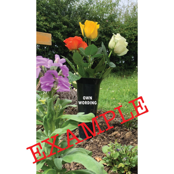 Grave Marker & Decoration | A Much Loved | Personalised Graveside Pot | Funerals/Bereaved
