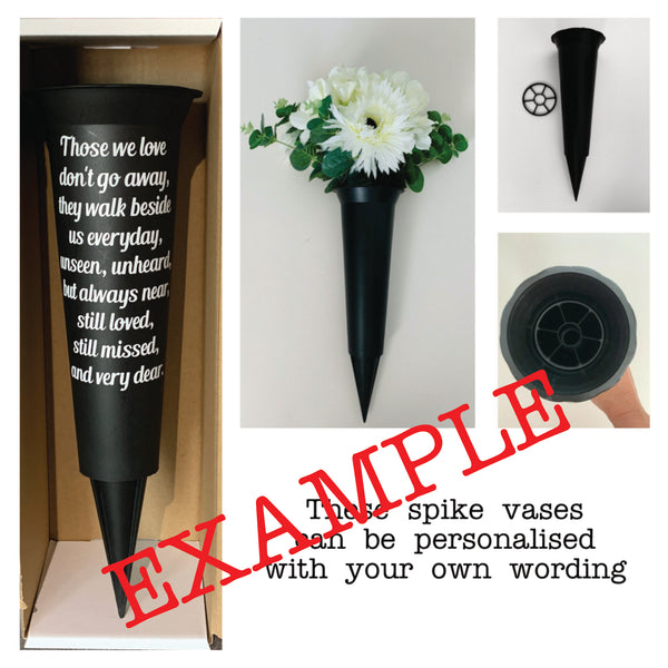Grave Marker & Decoration | A Much Loved | Personalised Graveside Pot | Funerals/Bereaved