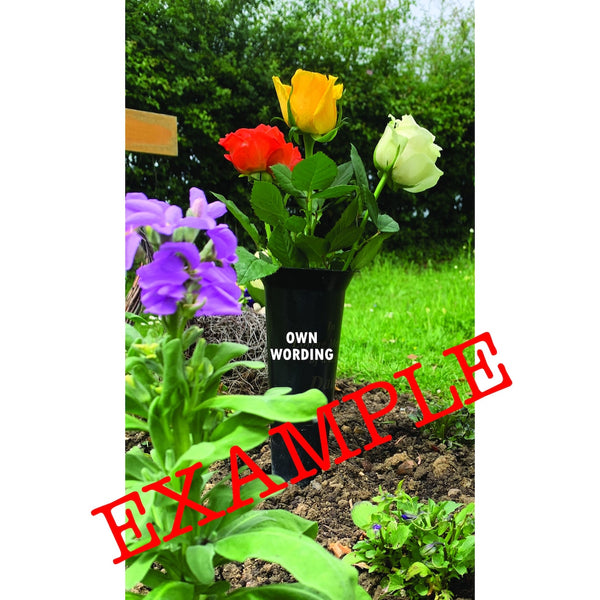 Grave Marker & Decoration | A Much Loved | Personalised Graveside Pot | Funerals/Bereaved