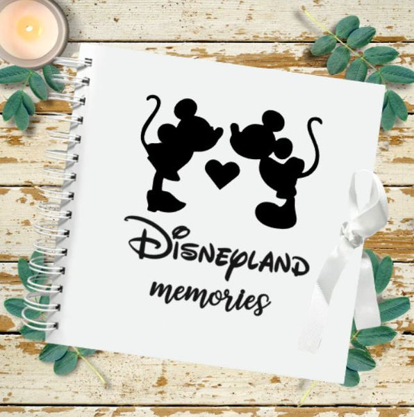 Mickey & Minnie Disneyland Scrapbook | Photo Album | Disney Memories | Scrapbook/Journal/Book