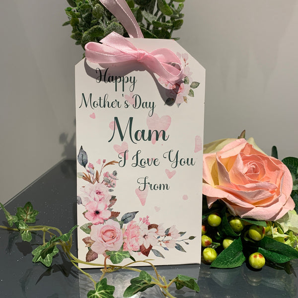 Gift Tag, Happy 1st Mothers Day, Mummy, Mam, Mum, Wooden Tag, Personalized Gift Tag, Mother's Day Gift Tag