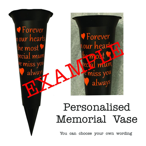 Football Grave Vase | Memorial Vase | Grave Vase/Flower Pot | Remembrance Vase | Loved Ones | Remembrance Decor | Flower Holder.