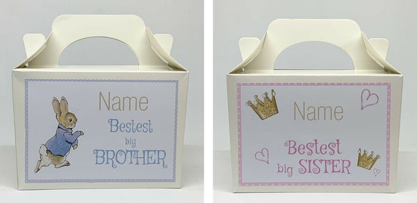 Gift Box - Peter Rabbit, Brother Gift Box, Sister Gift Box, Personalized gift box, Peter Rabbit Gift Box, bestest brother, bestest sister.