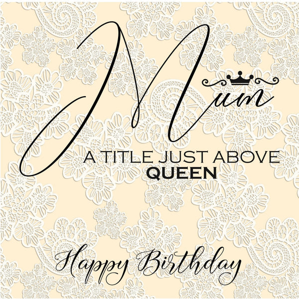 Birthday card for Mum, Greeting Card, Mum Birthday Card, Card for Mum, Happy Birthday Mum, Card for Her, greeting Card.