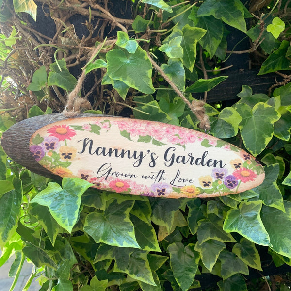 Nanny’s Garden Plaque, Grandad’s Garden Plaque, Nanny and Grandad’s Garden Sign, Garden Sign, Nanny Gift, Grandad Gift, Nanny Grandad Gift