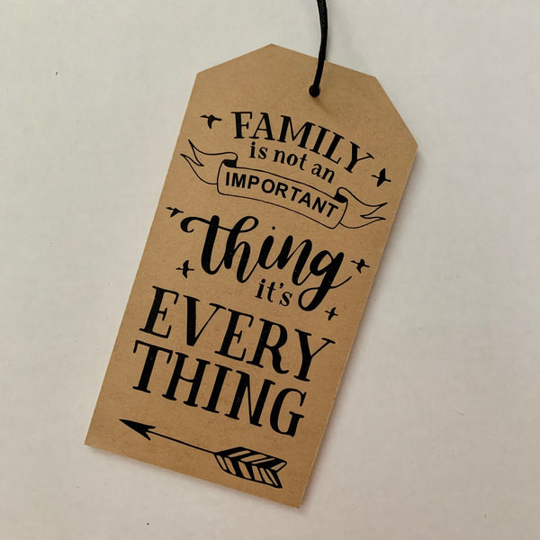 Family is not a thing, it’s everything, Family sign, Wall hanging, Home Decoration Wood Sign, New Home Gift, Wall Art. Family is everything.