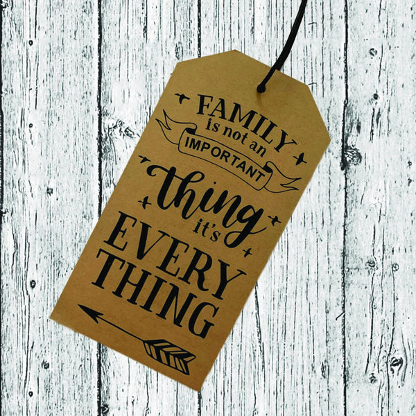 Family is not a thing, it’s everything, Family sign, Wall hanging, Home Decoration Wood Sign, New Home Gift, Wall Art. Family is everything.