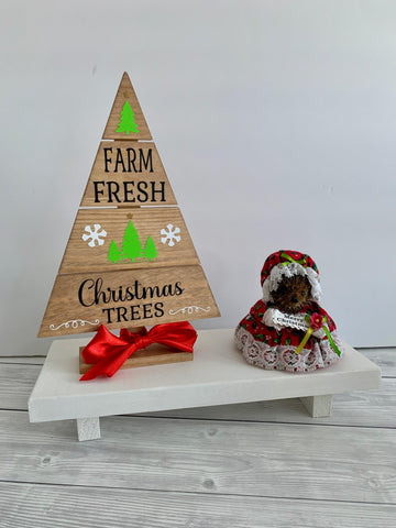 Christmas Tree, Farm Fresh Tree Sign, Holiday Decor, Christmas Tree Sign, Farmhouse Christmas Wood Stand, Winter Holiday Decor. Christmas