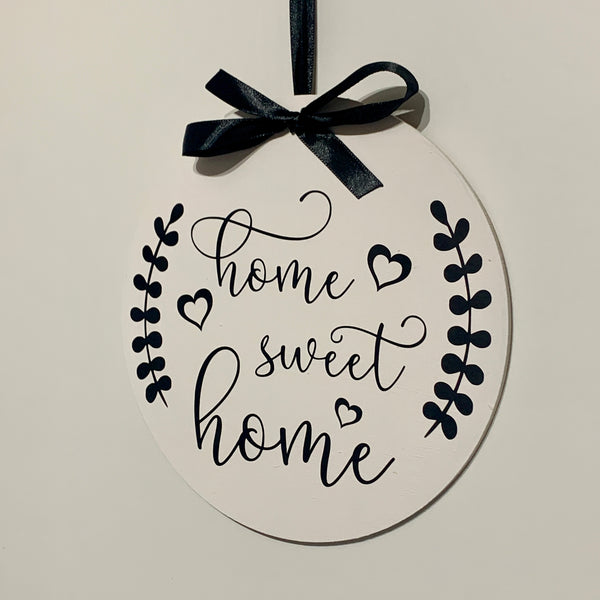 Home Sweet Home | Wooden plaque | Wall Hanger 20cm | Home Decoration | Housewarming Gift | Welcome Sign | New Home