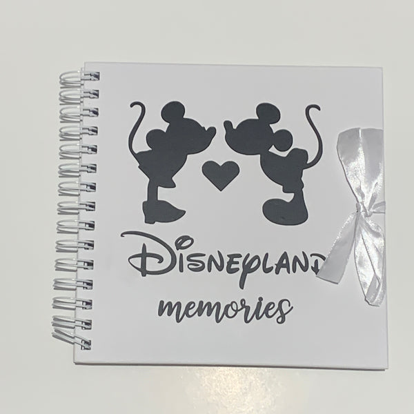 Mickey & Minnie Disneyland Scrapbook | Photo Album | Disney Memories | Scrapbook/Journal/Book
