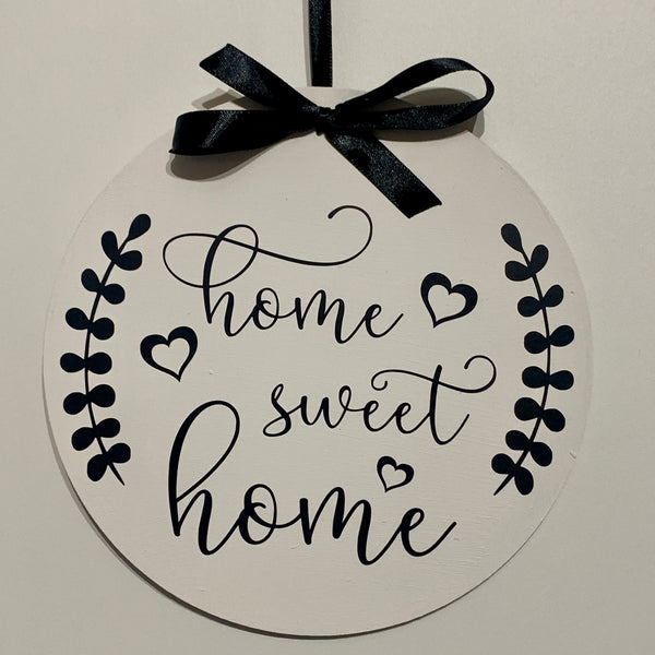 Home Sweet Home | Wooden plaque | Wall Hanger 20cm | Home Decoration | Housewarming Gift | Welcome Sign | New Home