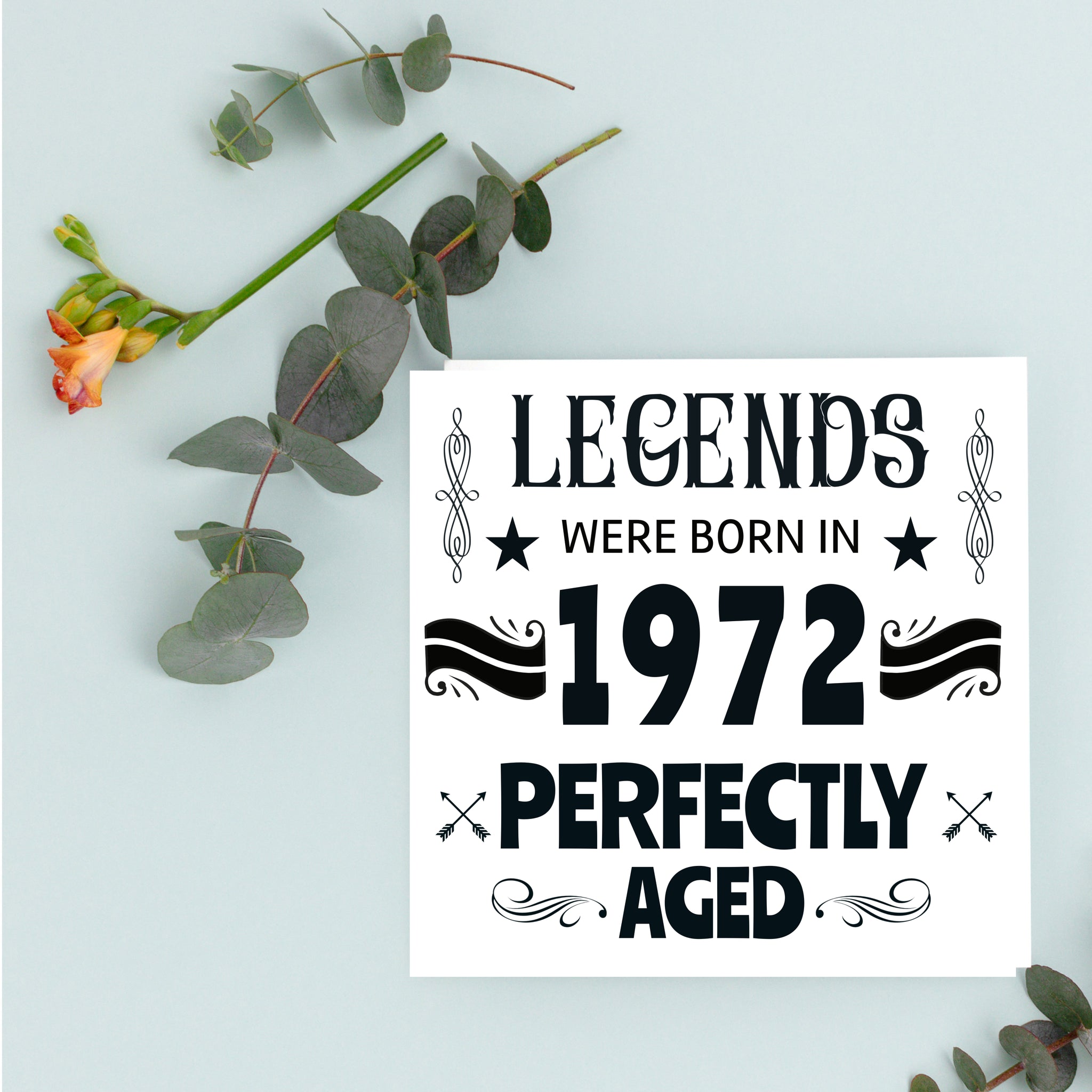 Birthday Card, Personalised Age Birthday Card, Legends were born in YEAR of your choice. Male/Female Card, Greeting Card, Handmade Cards.