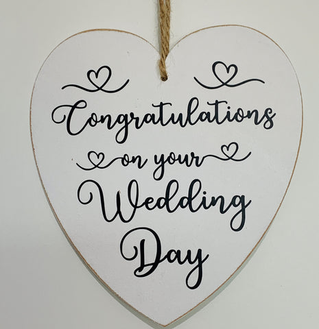 wedding sign