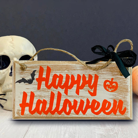 happy halloween sign for home decoration