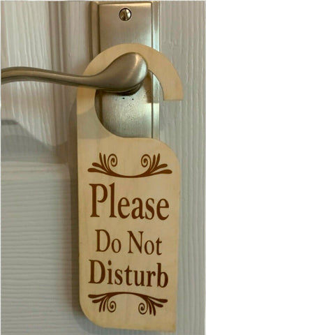 Wooden Door Hanger | Please Do Not Disturb
