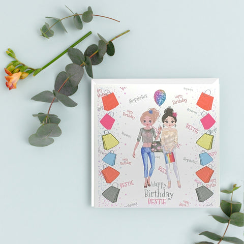 Friendship | Bestie  Happy Birthday | Greeting Card
