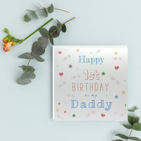 Happy 1st Birthday as my Daddy | Happy Birthday | Greeting Card
