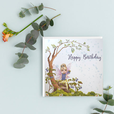 Happy Birthday Card | Greeting Card | Fairy Theme
