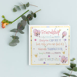 Friendship | Happy Birthday | Greeting Card