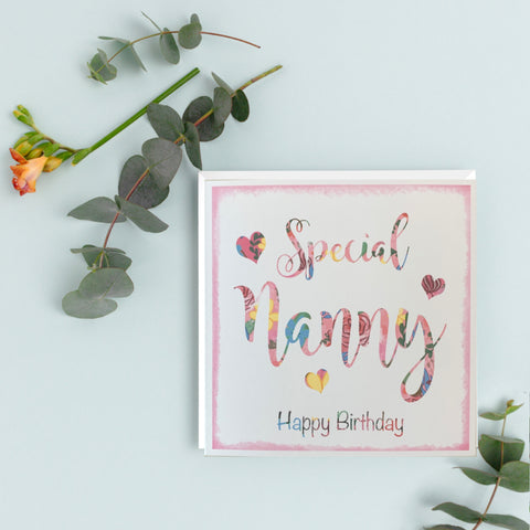 Special Nanny Birthday Card | Greeting Card