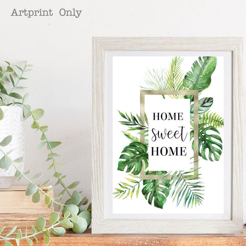 home sweet home artprint