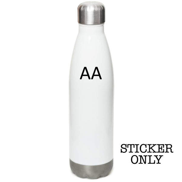 Bottle Stickers | Initial Stickers | Decal only | Personalised Stickers | 2cm x 2cm