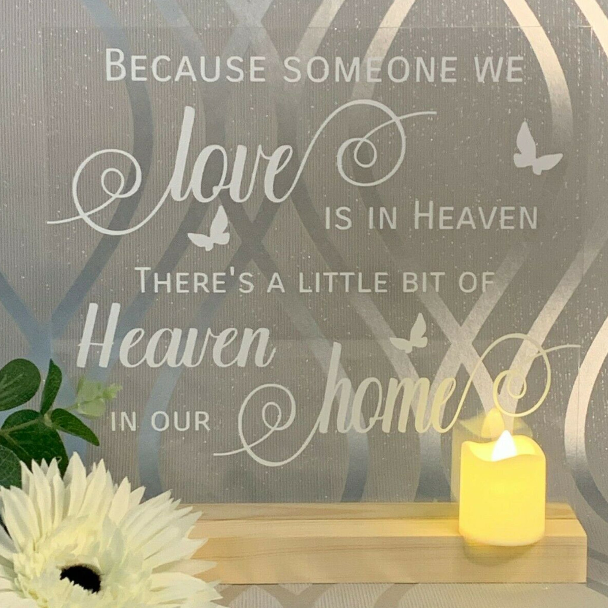 Acrylic home interior stand Perspex sign