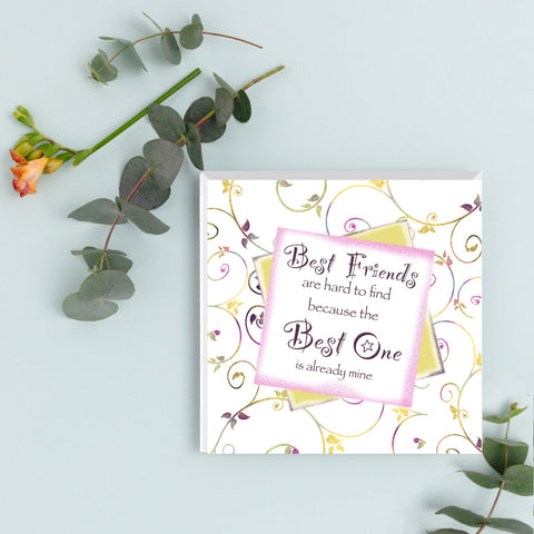 Best friends greeting card for birthday 