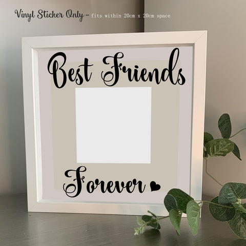Best friends personalised photo frame