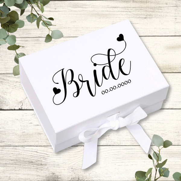 bride wedding gift box