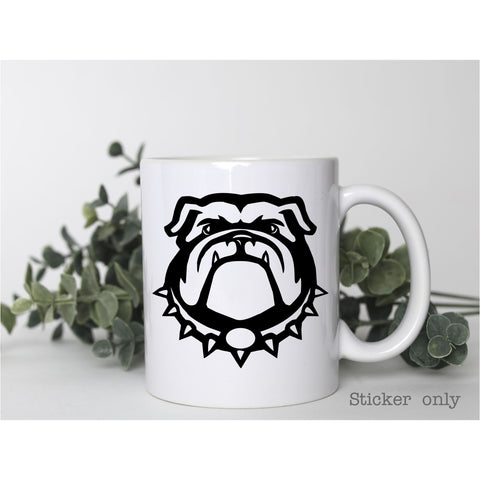 Bulldog | Mug Sticker ONLY