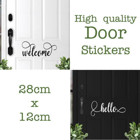 door sticker door decal