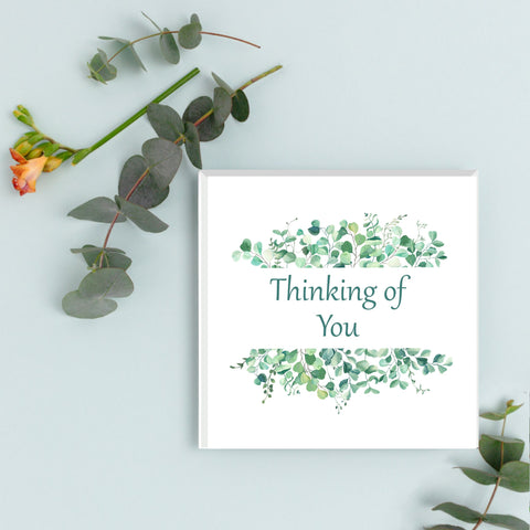 Thinking of You | Eucalyptus Card | Greeting Card