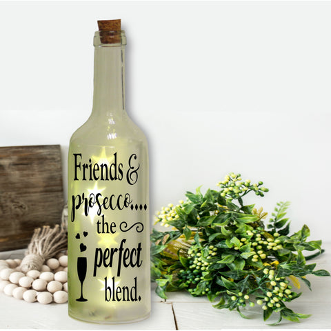 Bottle Sticker | Friends and Prosecco... the perfect blend