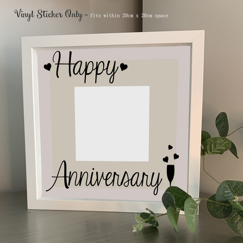 Happy Anniversary |  Die Cut Vinyl Sticker