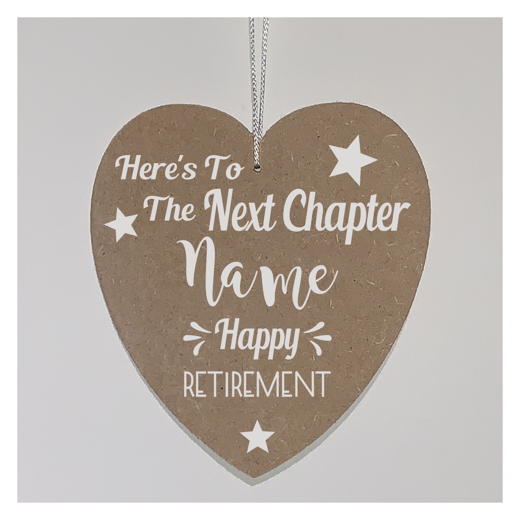 Happy Retirement Gift | Personalised Retirement Gift | Retirement Wall Hanger/Plaque