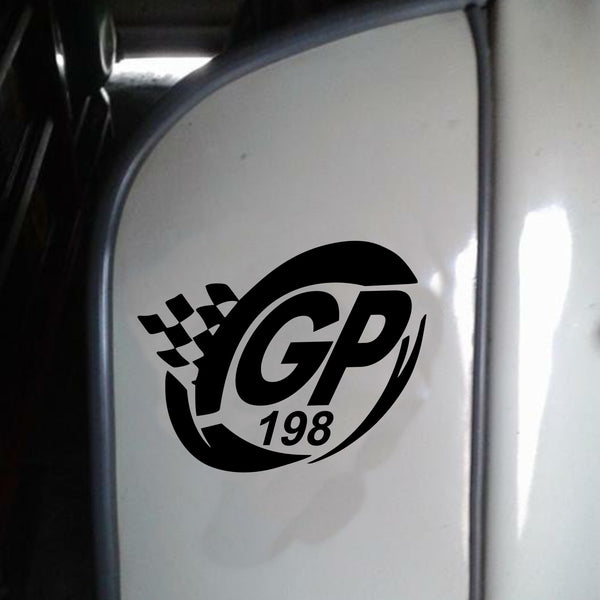 Motorcycle/Scooter Stickers | Lambretta Sticker GP198 | Die Cut Vinyl Sticker