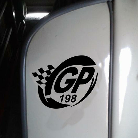 Motorcycle/Scooter Stickers | Lambretta Sticker GP198 | Die Cut Vinyl Sticker