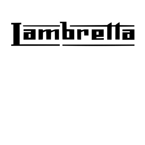 Lambretta Sticker | Lambretta Scooter Sticker | 10" Black Gloss | Other Colours available