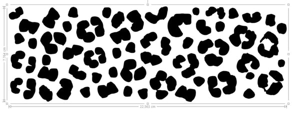 Leopard print sticker | Coffee mug decals | Stickers for glass mugs | Mug Sticker only