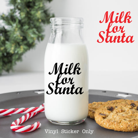 milk for santa on christmas eve