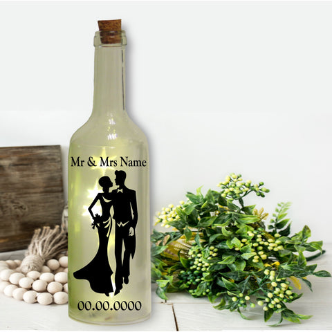 wedding venue bottle decoration