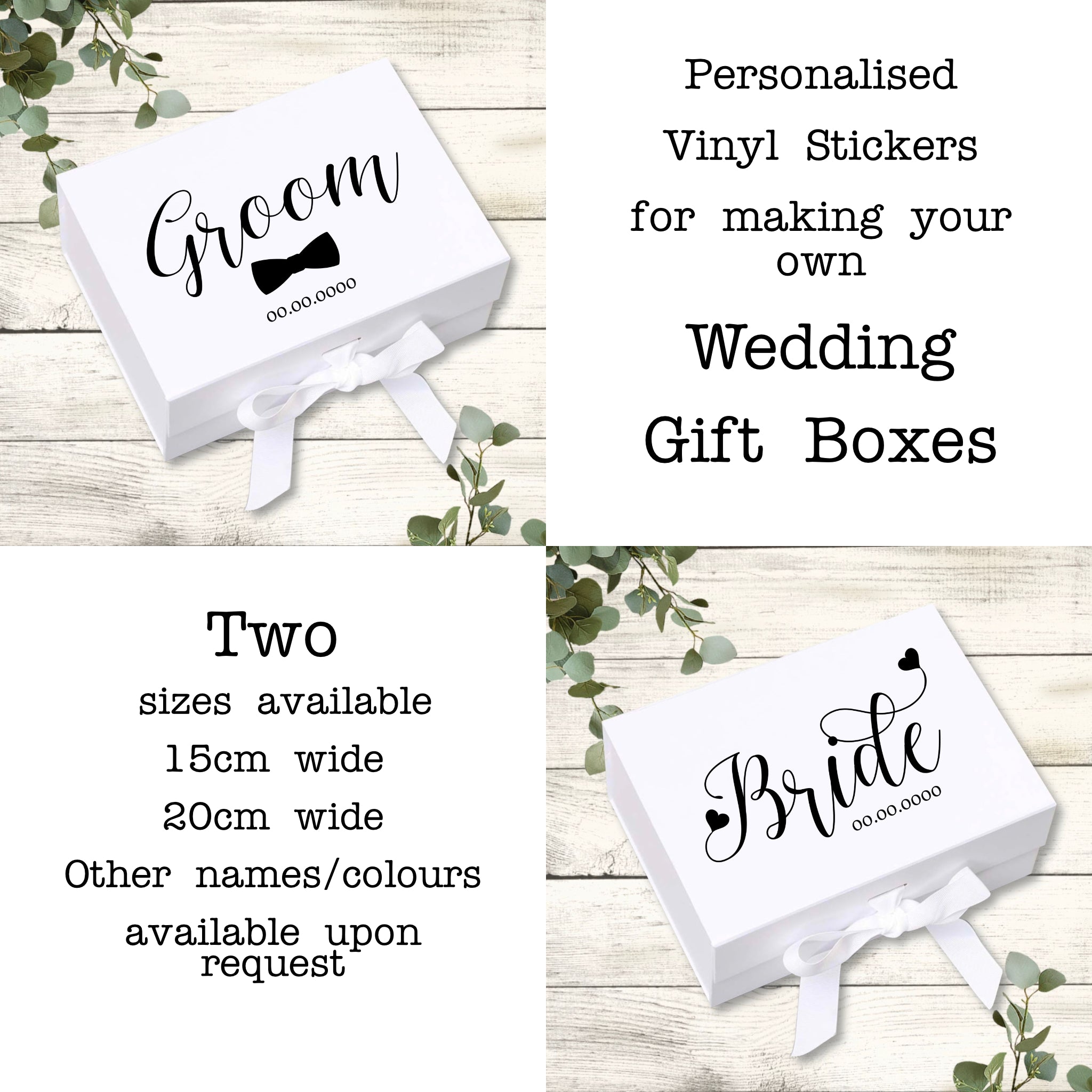 personalised gift box stickers