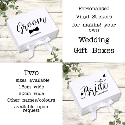 personalised gift box stickers