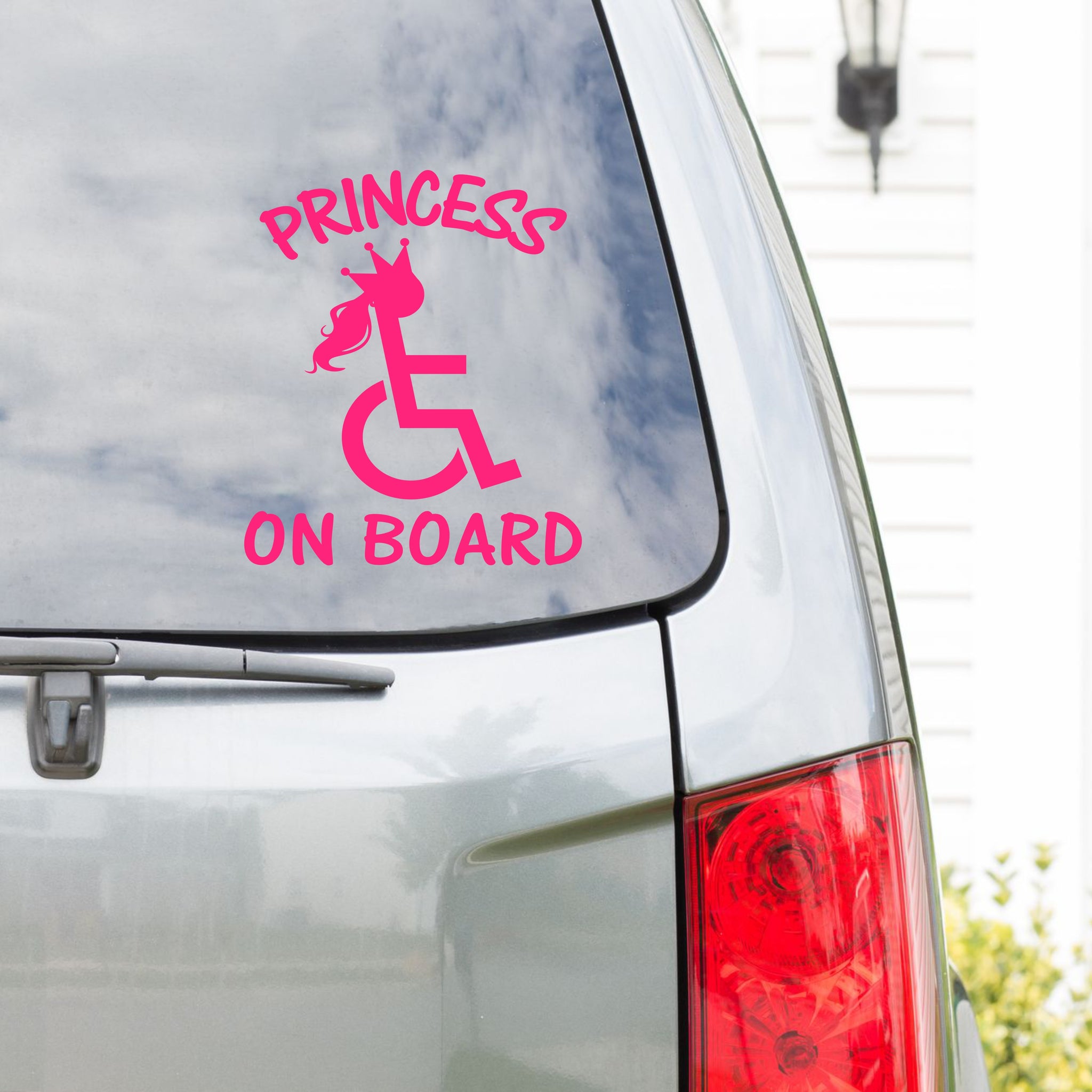 Princess on Board | Car Stickers | Die Cut Vinyl Stickers