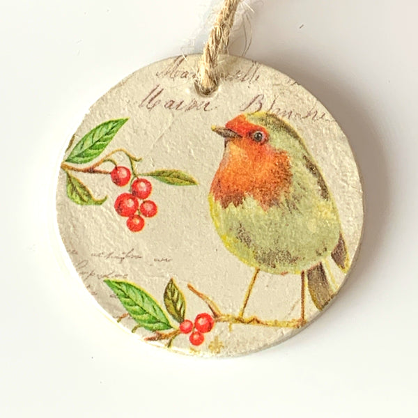 handmade robin wall hanger 