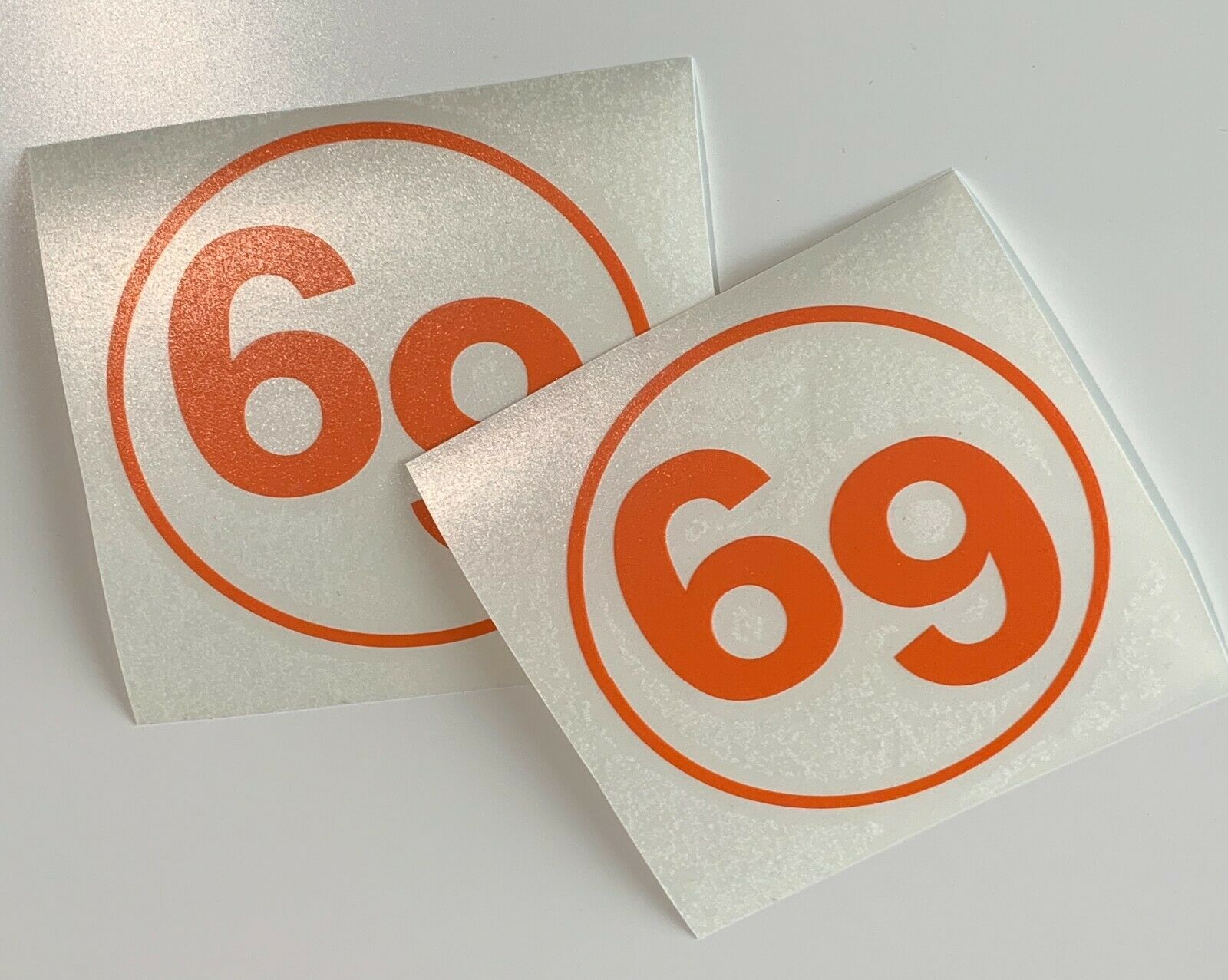 Vespa Lambretta Scooter Decals | numbers various colours Sticker Decals 10cm x 2